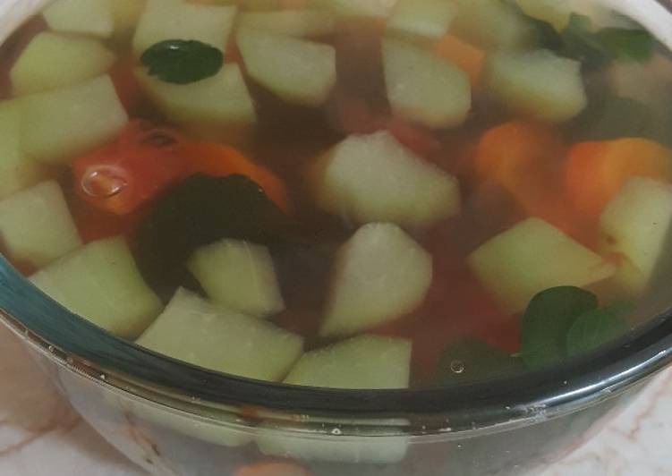 Cara mengolah Sayur Celok Manes (Labu Siam, Wortel dan Daun Katuk) yang mudah