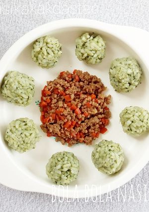 Foto resep Bola Bola Nasi Hijau - MPASI