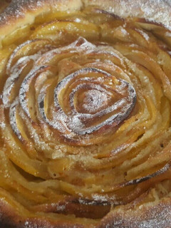Una foto de Tarta Flor de Manzana