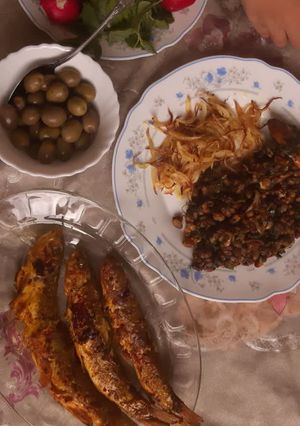 عکسی از دستور شوید پلو با ماهی