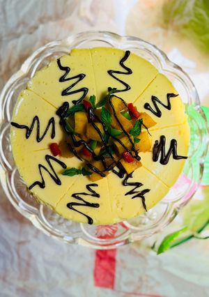 عکسی از دستور چيز كيك انبه 🥭