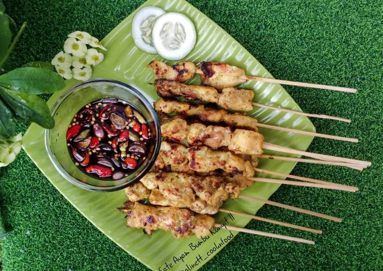 Cara Gampang Menyiapkan Sate Ayam Bumbu Kunyit yang Menggugah Selera