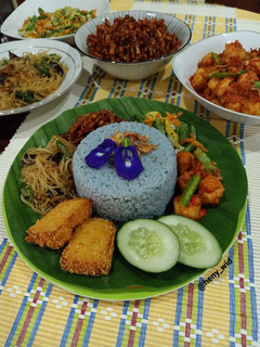 Foto resep Nasi Uduk Bunga Telang