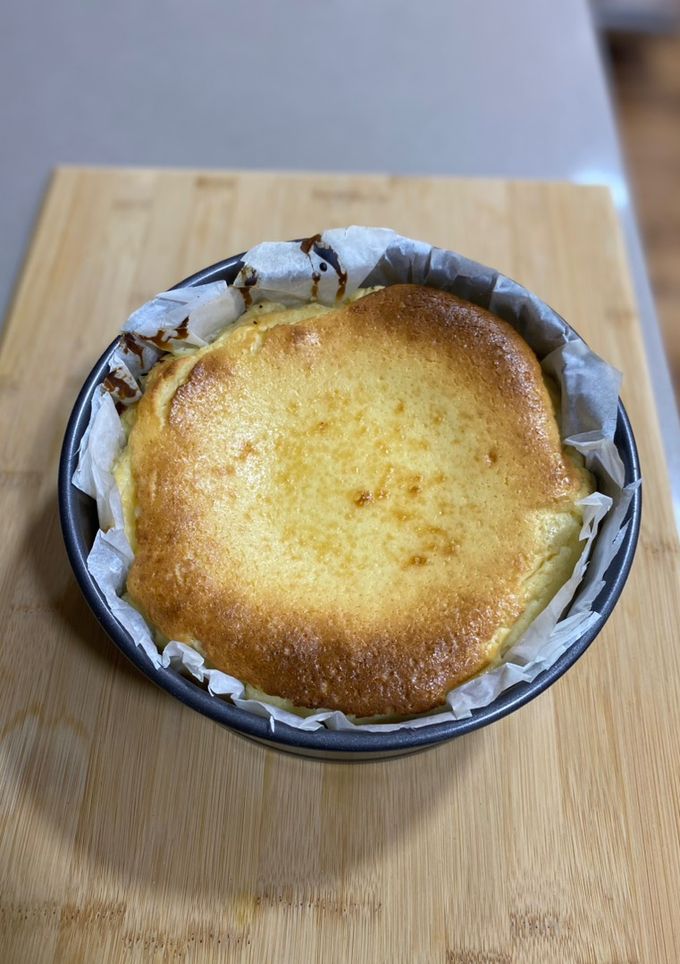 Una foto de Tarta de queso de la Viña