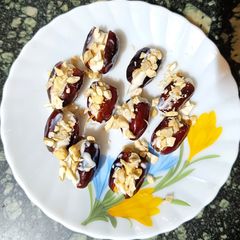Sweet Curd Stuffed Dates A picture of Sweet Curd Stuffed Dates.