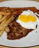 MILANESA A CABALLO CON RIENDAS. JON STYLE