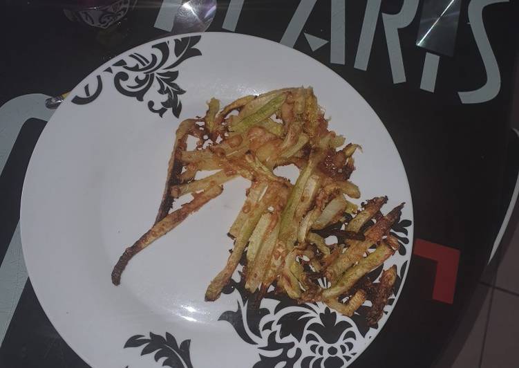 La Recette Pas à Pas Frite de courgettes