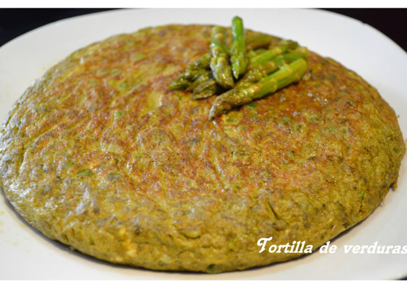 Tortilla de verduras. (Thermomix)