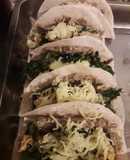 Fajitas de pollo y verduras