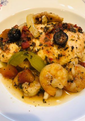 A picture of Baked Seafood 🍤 Italiano.