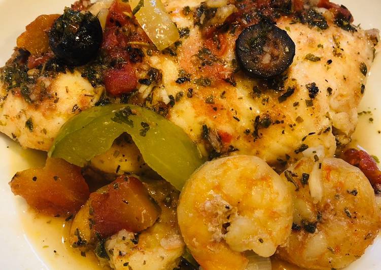 Recipe of Award-winning Baked Seafood 🍤 Italiano