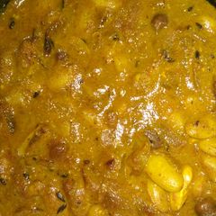 A picture of Fresh  rajma curry.