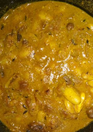 A picture of Fresh  rajma curry.