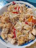 Tumis Kecambah dan Tahu