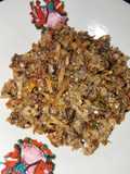 Sambal teri dan tempe semangit