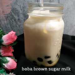 Brown sugar boba milk রেসিপির প্রধান ছবি