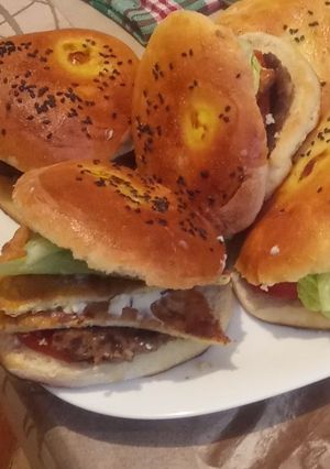 صورة لوصفة هومبرغر 🍔 🍔🍔