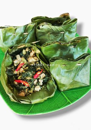 Foto resep Bothok daun singkong dan tempe