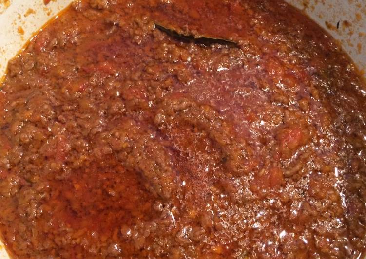 Steps to Prepare Any-night-of-the-week Super easy Bolognese sauce from scratch