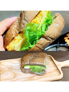 Hình của món Hamburger Ức Gà Healthy.