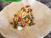 A picture of beef mince wrap