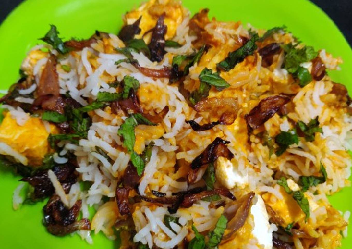 Paneer makhni biryani