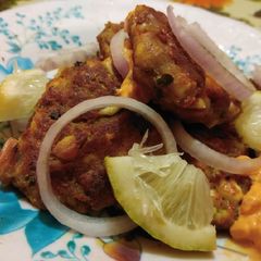 A picture of Fish Egg Kabab.