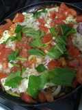 Pizza de abobrinha (Courgette)  Low carb