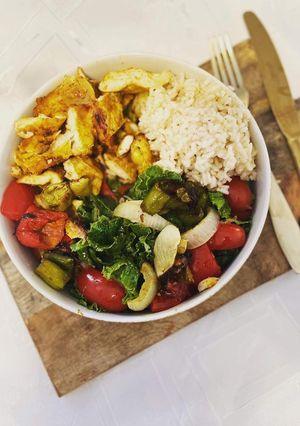 Φωτογραφία της συνταγής Chicken salad bowl χωρίς λάδι