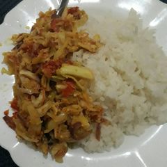A picture of Cabbage mayai.