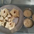 Sooji halwa with rabri