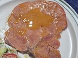 Chuletas ahumadas a la naranja