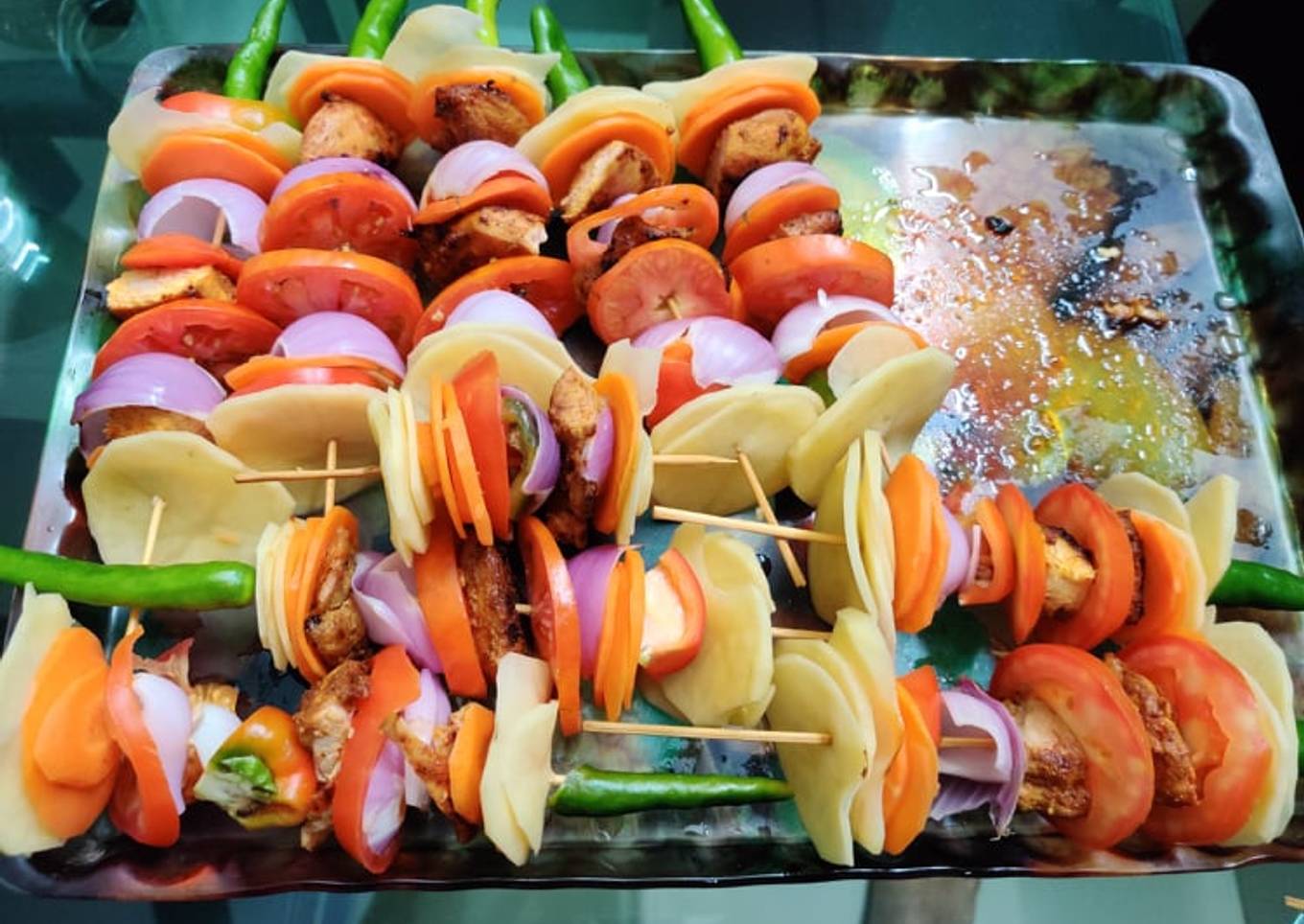 chicken skewer