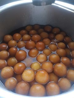صورة لوصفة جلاب او كرات الحليب 😋 لذيذة
