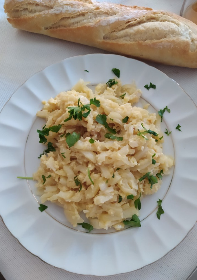 Una foto de Bacalao al douro