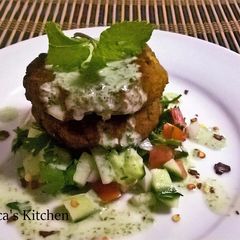 A picture of Grilled Kathal Ke Shami Kebab.