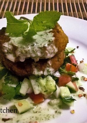 A picture of Grilled Kathal Ke Shami Kebab.