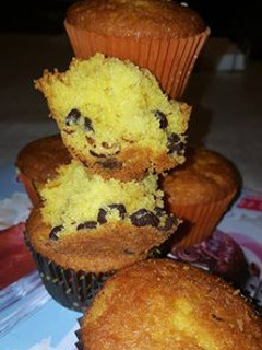 Foto principal de Magdalenas de naranja con chocolate