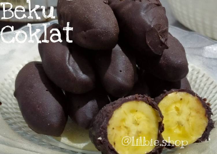 Pisang Beku Coklat