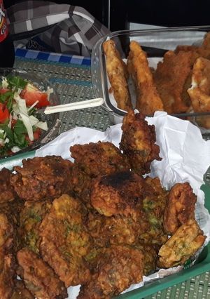 Una foto de Buñuelos verdes