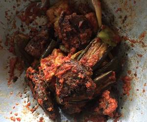 Masakan Unik Ikan tongkol, tahu dan terong balado Sedap Nikmat