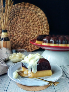 Foto resep Puding Mangga Cokelat Vla