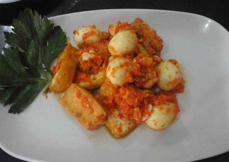 Tahu telur puyuh balado #BikinRamadanBerkesan