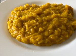 Una foto de Risotto de zapallo brasilero 🍚