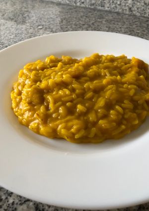Una foto de Risotto de zapallo brasilero 🍚