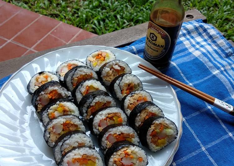 Resep Kimbap Sushi Roll Yang Renyah