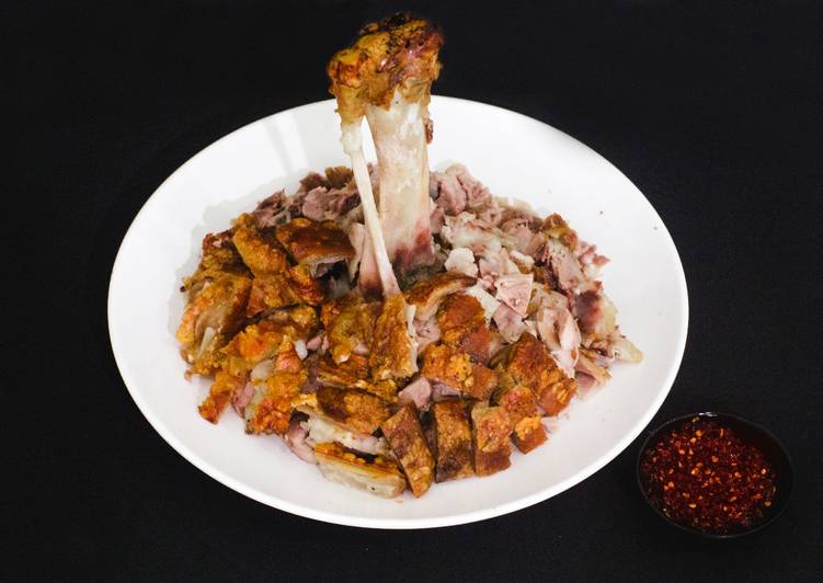 Cara Gampang Membuat Pork knuckle ala resto Anti Gagal