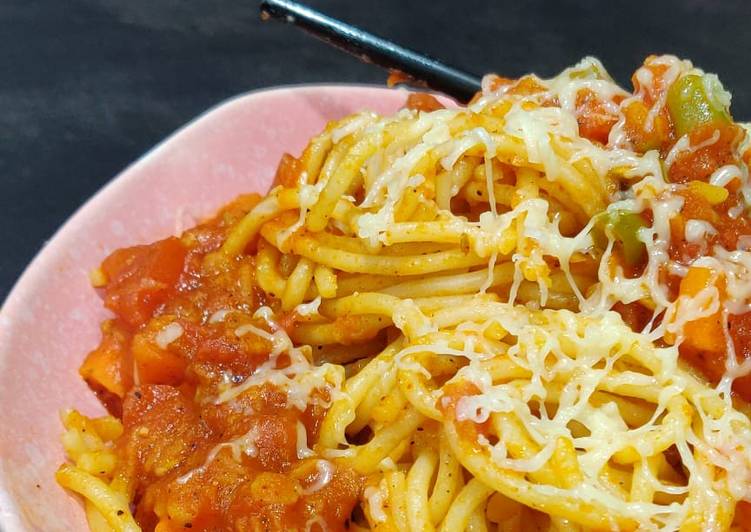 Recipe of Homemade Lentil Bolognese (italian dish) - No Onion No Garlic