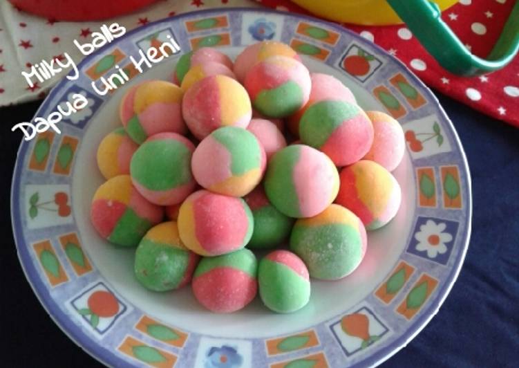 Resep masakan Milky balls 🔴 | Langkah Membuat Milky balls 🔴 Yang Menggugah Selera