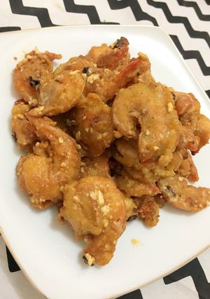 Foto resep Udang goreng telur asin